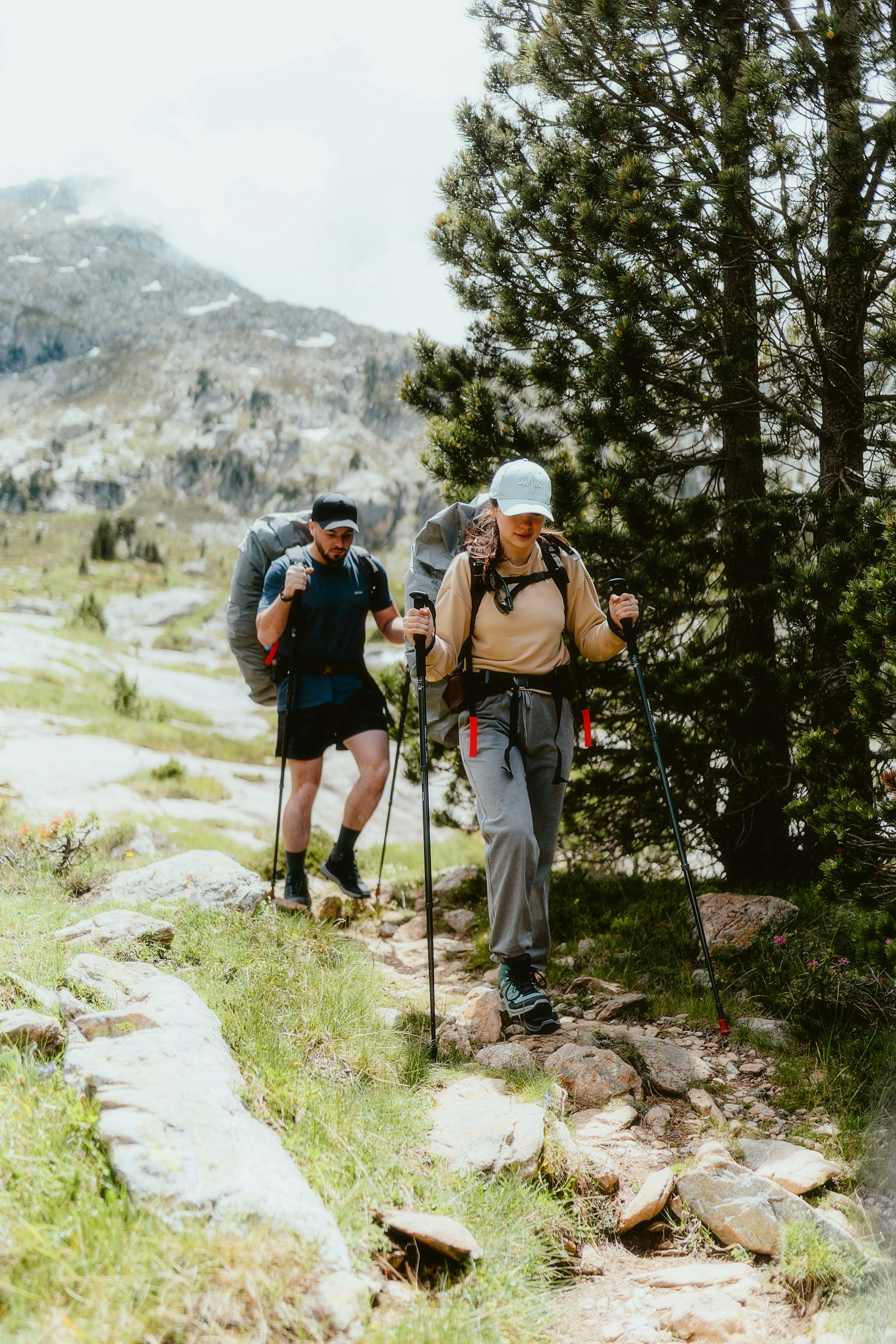 camminatori tra la natura
